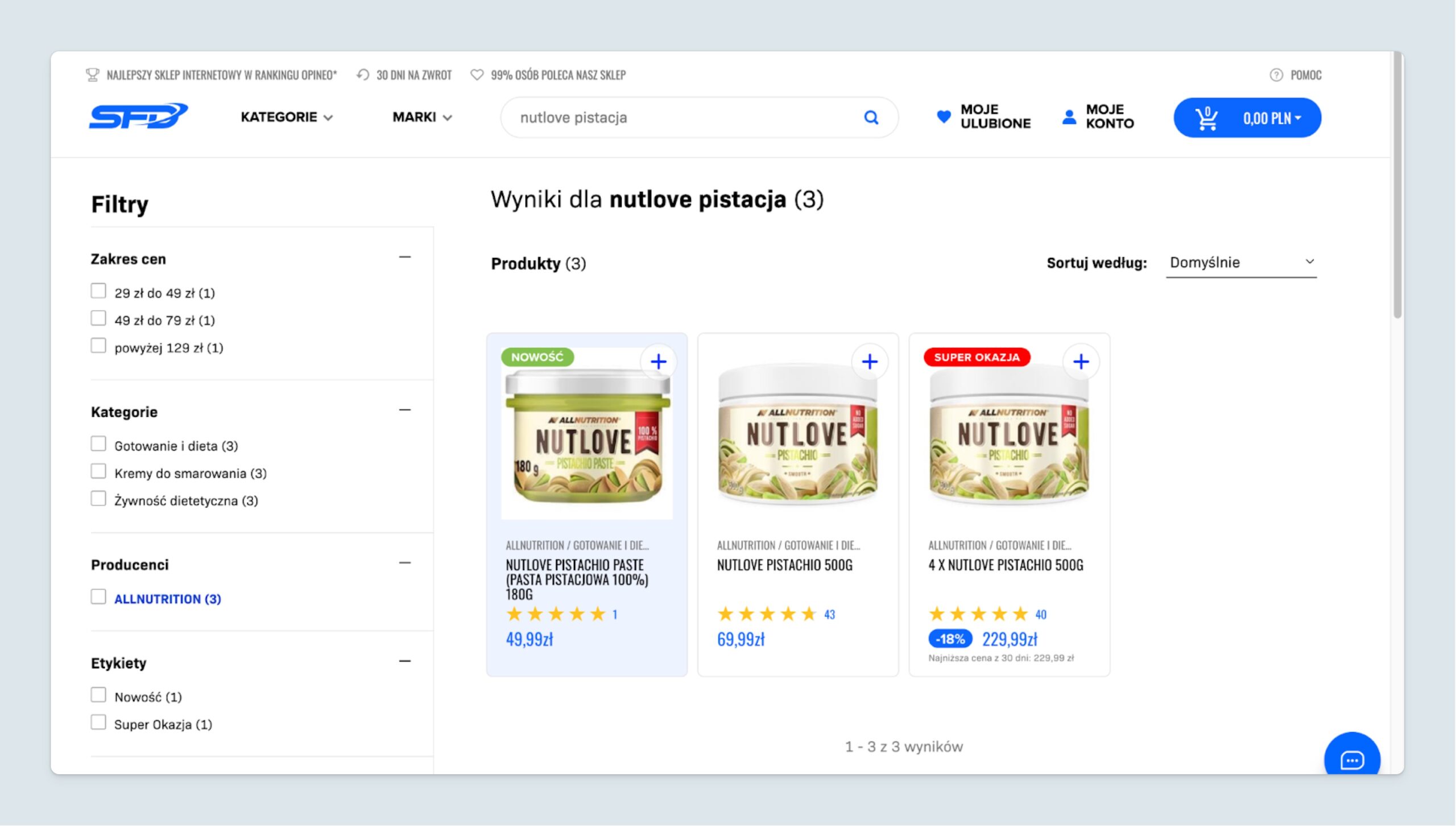 Showing main products instead of flavor variants helps improve the clarity of results.